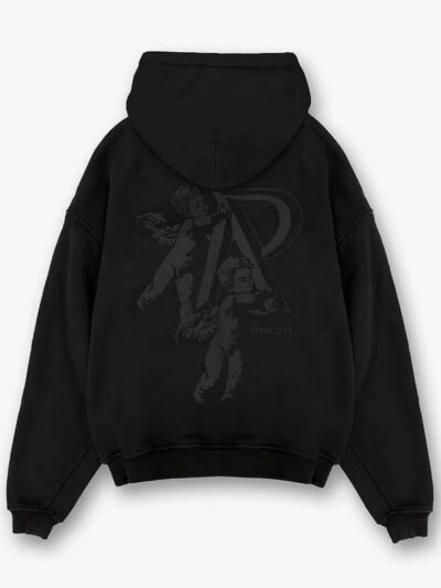 Cherub Initial Black Pullover Hoodie