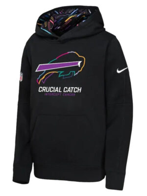 Buffalo Bills NFL Crucial Catch Black Pullover Hoodie