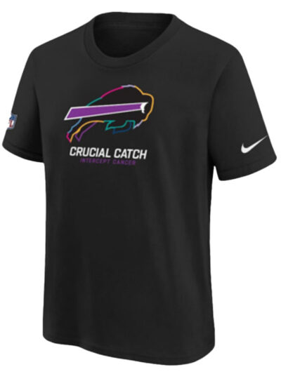 Buffalo Bills NFL Crucial Catch Black T-Shirt