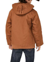 Carhartt Boys Brown Active Hooded Jacket