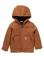 Carhartt Boys Brown Active Hooded Jacket