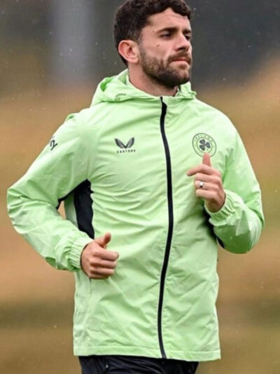 Castore Ireland Football Team Training Hooded Jacket