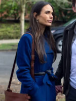 Cellar Door 2024 Jordana Brewster Wool Blue Coat