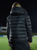 Chelsea Football Club Black Hooded Puffer Jacket