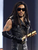 Choice Awards 2024 People’s Lenny Kravitz Black Leather Vest