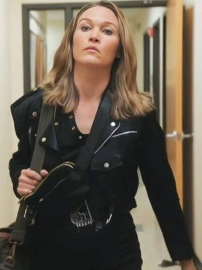 Chosen Family 2024 Julia Stiles Black Bikers Jacket