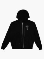 Chrome Hearts USA Logo Black Zip-Up Hoodie