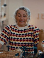 clare-bowen-xmas-2022-multi-color-knitted-sweater