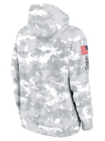 Cleveland Browns Salute to Service Grey Camo Hoodie