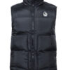 Collingwood Black Puffer Zip-Up Vest