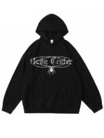 Cross Cellar Spider Oversized Pullover Hoodie