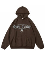 Cross Cellar Spider Oversized Pullover Hoodie