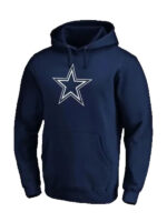 Dallas Cowboys Logo Blue Pullover Hoodie