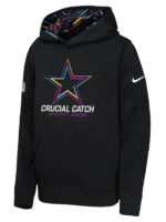 Dallas Cowboys NFL Crucial Catch Black Pullover Hoodie