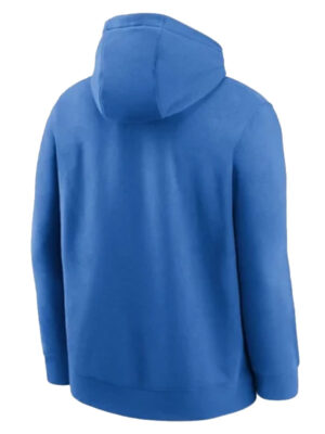 Detroit Lions Club Logo Blue Pullover Hoodie