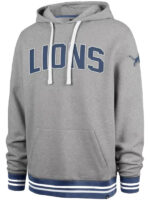 Detroit Lions Eastport Slate Grey Pullover Hoodie