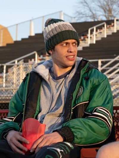 Dumb Money 2023 Pete Davidson Green Hooded Jacket