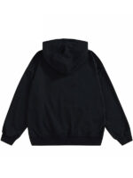 Dusky Different Shades Of Eye Oversized Black Hoodie