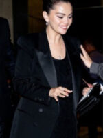 Emilia Perez Premiere Party Selena Gomez Black Blazer