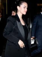 Emilia Perez Premiere Party Selena Gomez Black Blazer