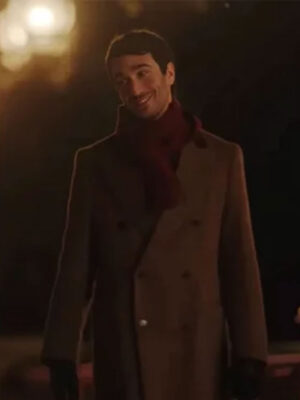 Emily in Paris S04 Marcello Brown Trench Coat