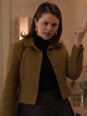 Only Murders In The Building S04 Selena Gomez Brown Jacket