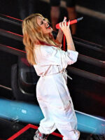 F1 Grand Prix Kylie 2023 Minogue White Jumpsuit