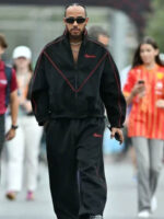F1 Grand Prix Lewis Hamilton Black Tracksuit