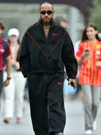 F1 Grand Prix Lewis Hamilton Black Tracksuit