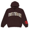 Free Thugger Travis Scott Brown Pullover Hoodie