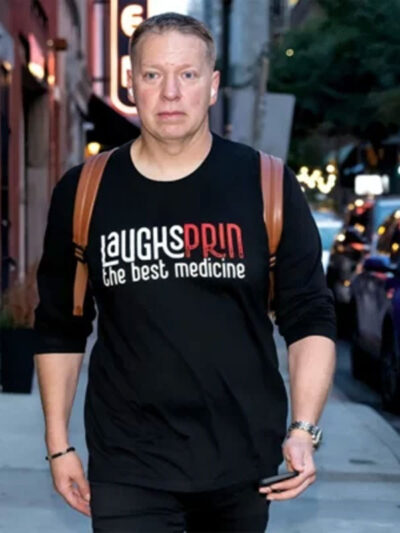 Gary Owen Laughsprin The Best Medicine Black T-Shirt