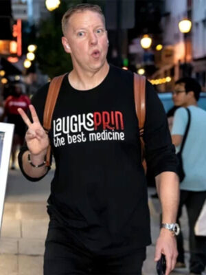 Gary Owen Laughsprin The Best Medicine Black T-Shirt