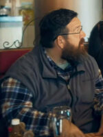 Get Away 2024 Nick Frost Grey Vest