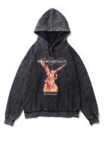 GOLD REDEMPTION Statue Oversized Pullover Hoodie