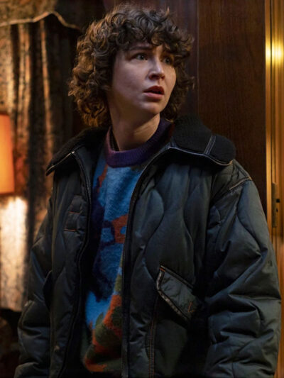 Goosebumps 2023 Miles Mckenna Black Puffer Jacket