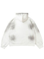 Gothic Cross Print Oversized Pullover Hoodie