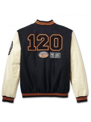 Harley Davidson 120th Anniversary Varsity Bomber Jacket