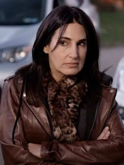 Hayride To Hell 2023 Geena Brown Leather Jacket