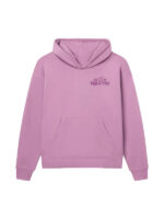 He Is With You Purple Oversized Pullover Hoodie