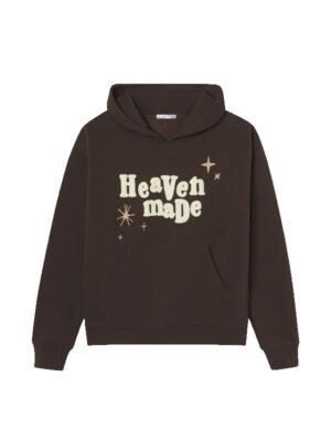 Heaven Made Oversized Brown Pullover Hoodie