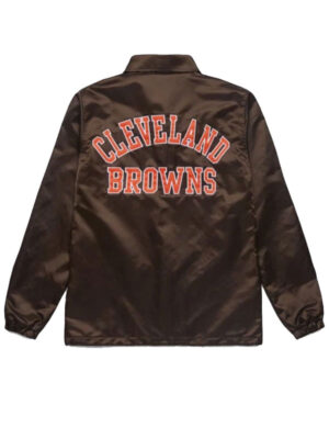 HOMAGE X Starter Cleveland Browns Coach’s Brown Jacket