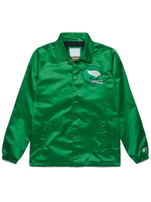 HOMAGE X Starter Philadelphia Eagles Coach’s Green Jacket