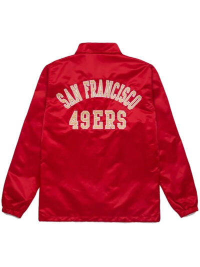 HOMAGE X Starter San Francisco 49ers Coach’s Red Jacket