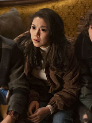 Isabella Chen Lopez Goosebumps 2023 Brown Jacket