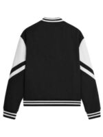 Jackson Teddy Celine Black Wool Varsity Jacket