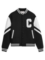 Jackson Teddy Celine Black Wool Varsity Jacket