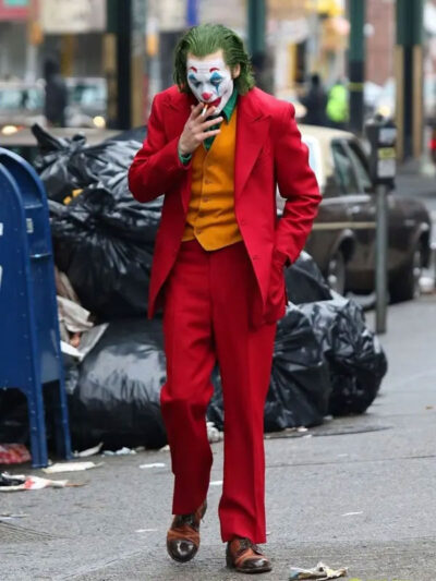 Joker 2019 Red Costume Suit