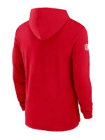 Kansas City Chiefs NFL Sideline Red Pullover Hoodie