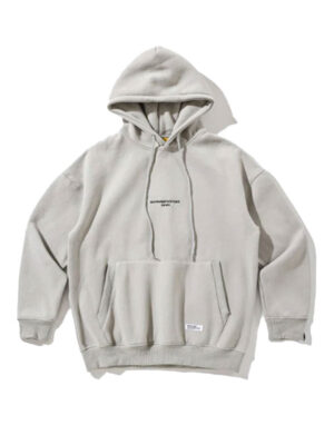 Keep Warm With Patienc Oversized Pullover Hoodie