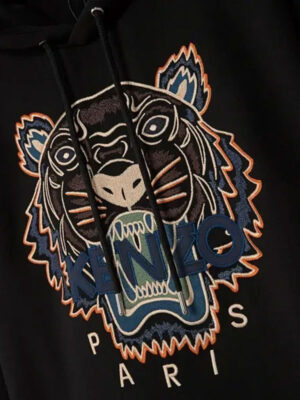 Kenzo Tiger Pullover Black Hoodie